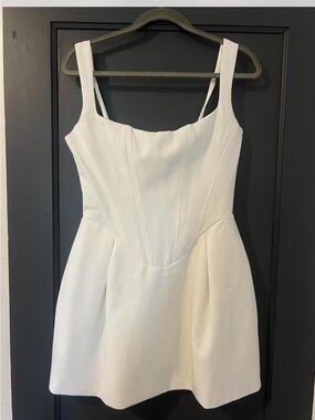 Babyboo Janiyah White Mini Dress